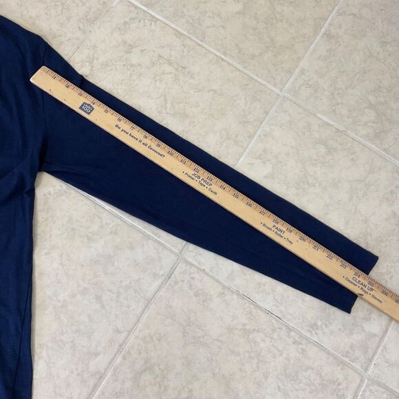 Polo Ralph Lauren Shirt Men's Small Blue Rainbow Logo Spell out Long Sleeve - Picture 7 of 8